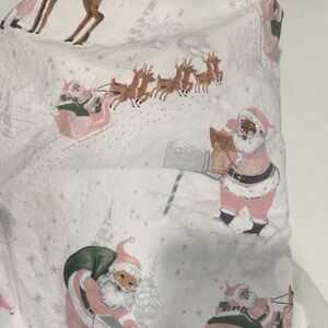 Pottery Barn Crib Heritage Santa Sheet